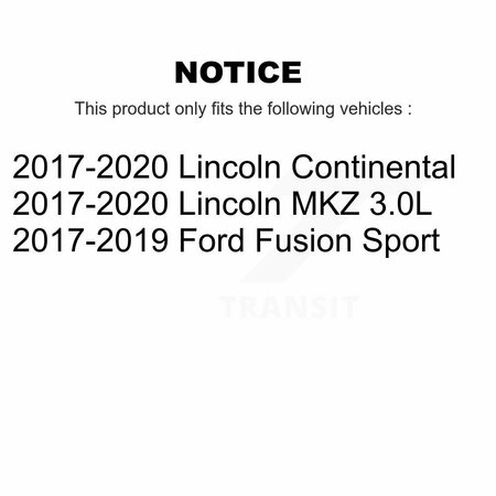 Ameribrakes Front Ceramic Disc Brake Pads For Ford Fusion Lincoln MKZ Continental NWF-PRC1818A